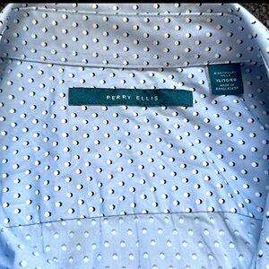 Perry Ellis Xl Dress Shirt Button Down